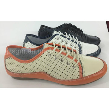 Moda leve Lace-up Brogue Mulher Casual Shoes